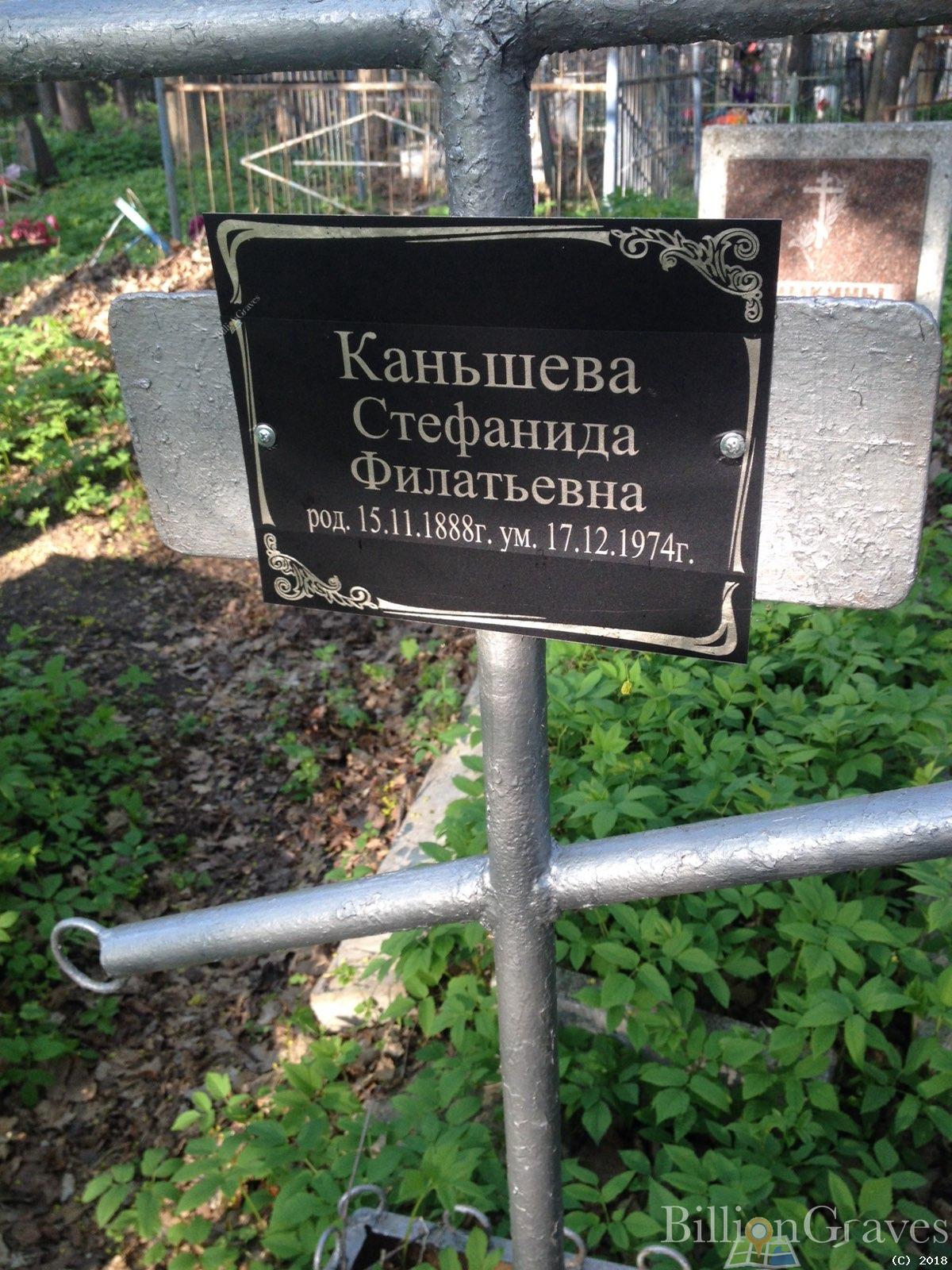 каньшева стефанида филатьевна