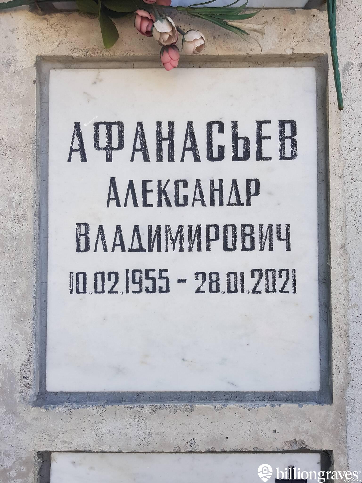 Афанасьев Александр Владимирович