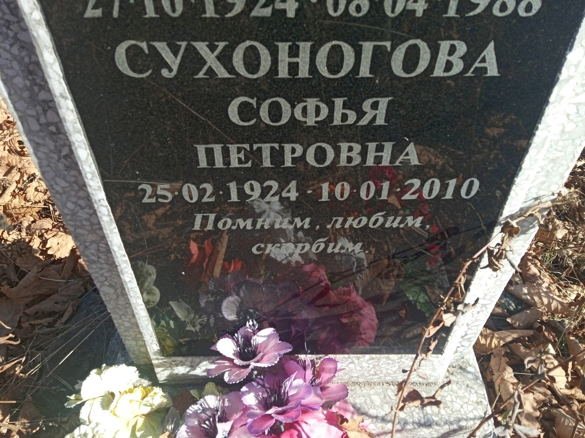 Сухоногова Софья Петровна