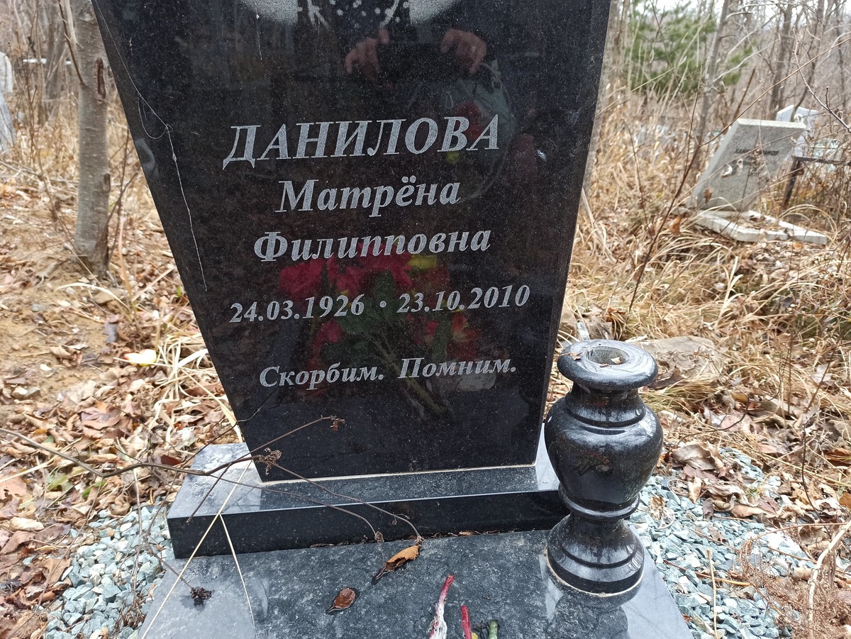 Данилова Матрена Филипповна