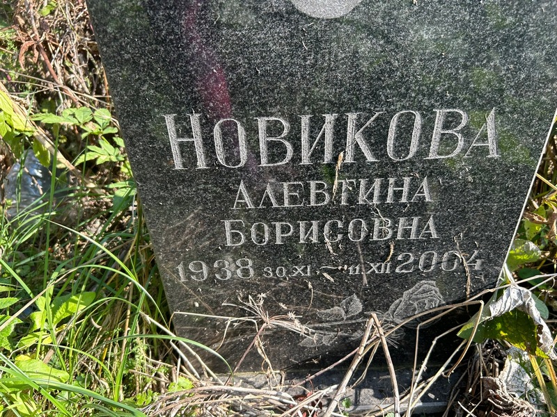 Алевтина Новикова Борисовна
