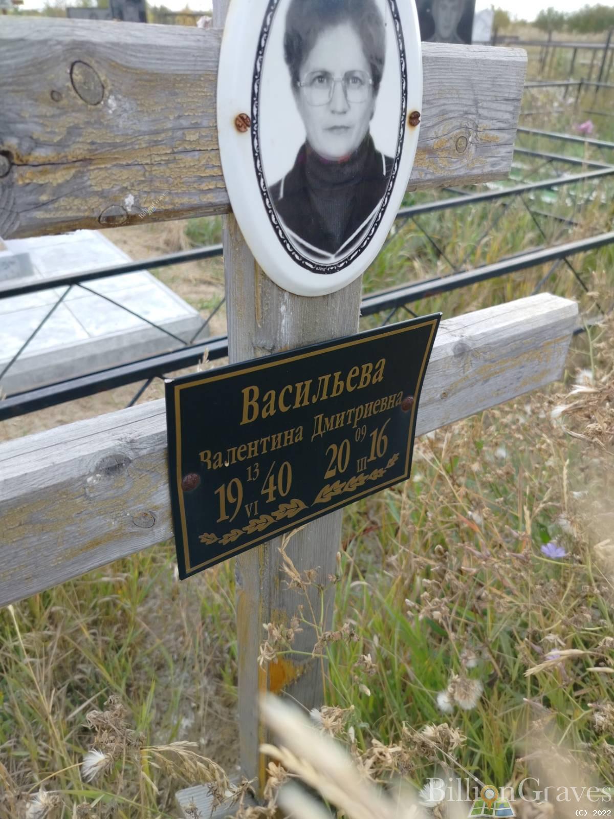 Васильева Валентина Дмитриевна