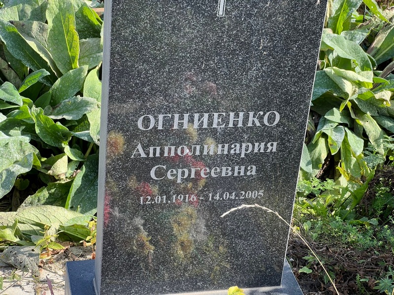 Апполинария Огниенко Сергеевна