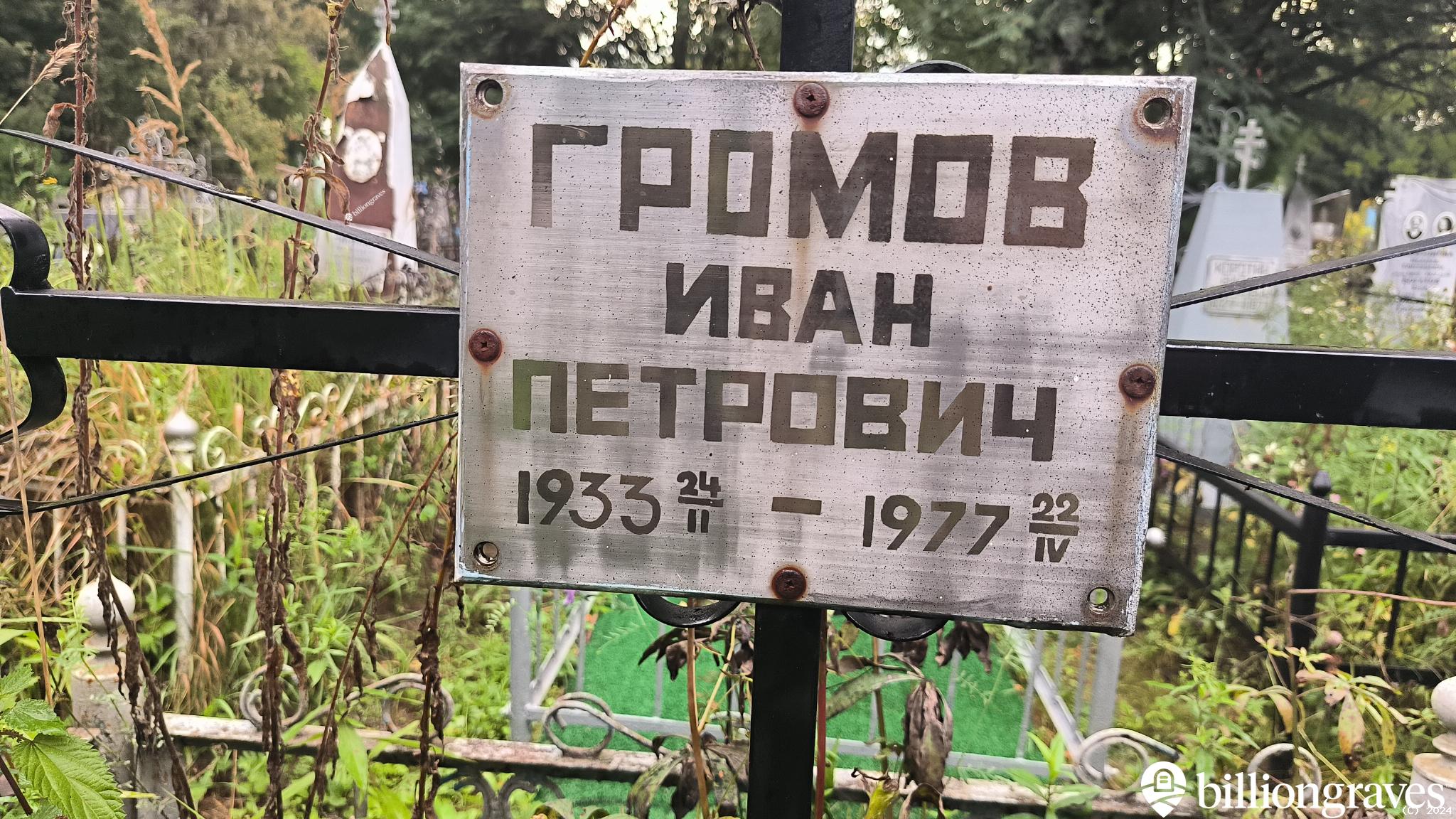 Громов Иван Петрович