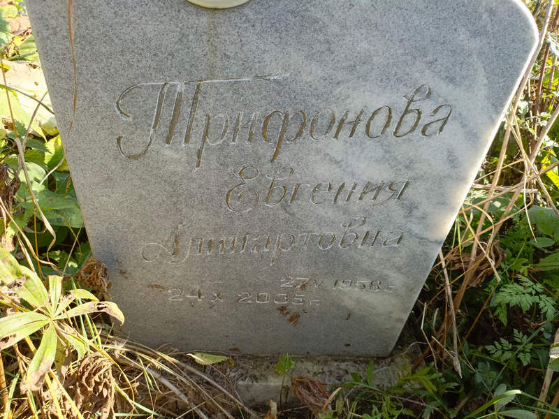 Трифонова Евгения Алипартовна