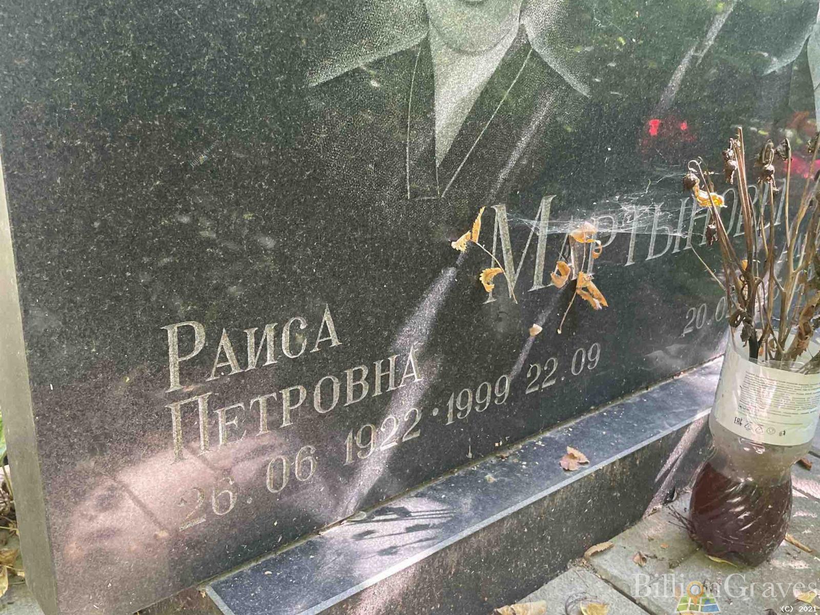 Мартынова Раиса Петровна