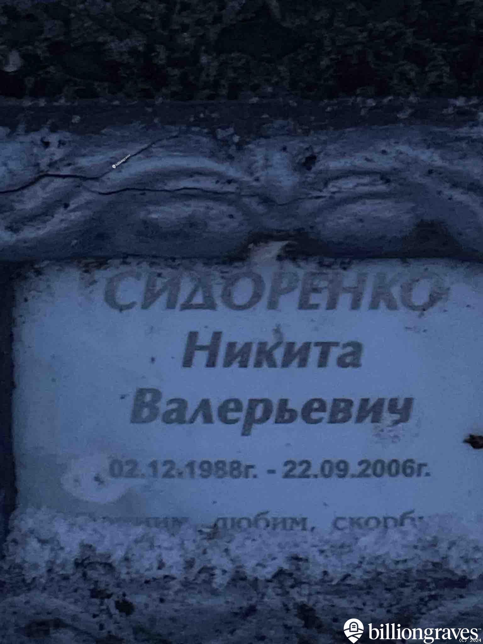 Сидоренко Никита Валерьевич