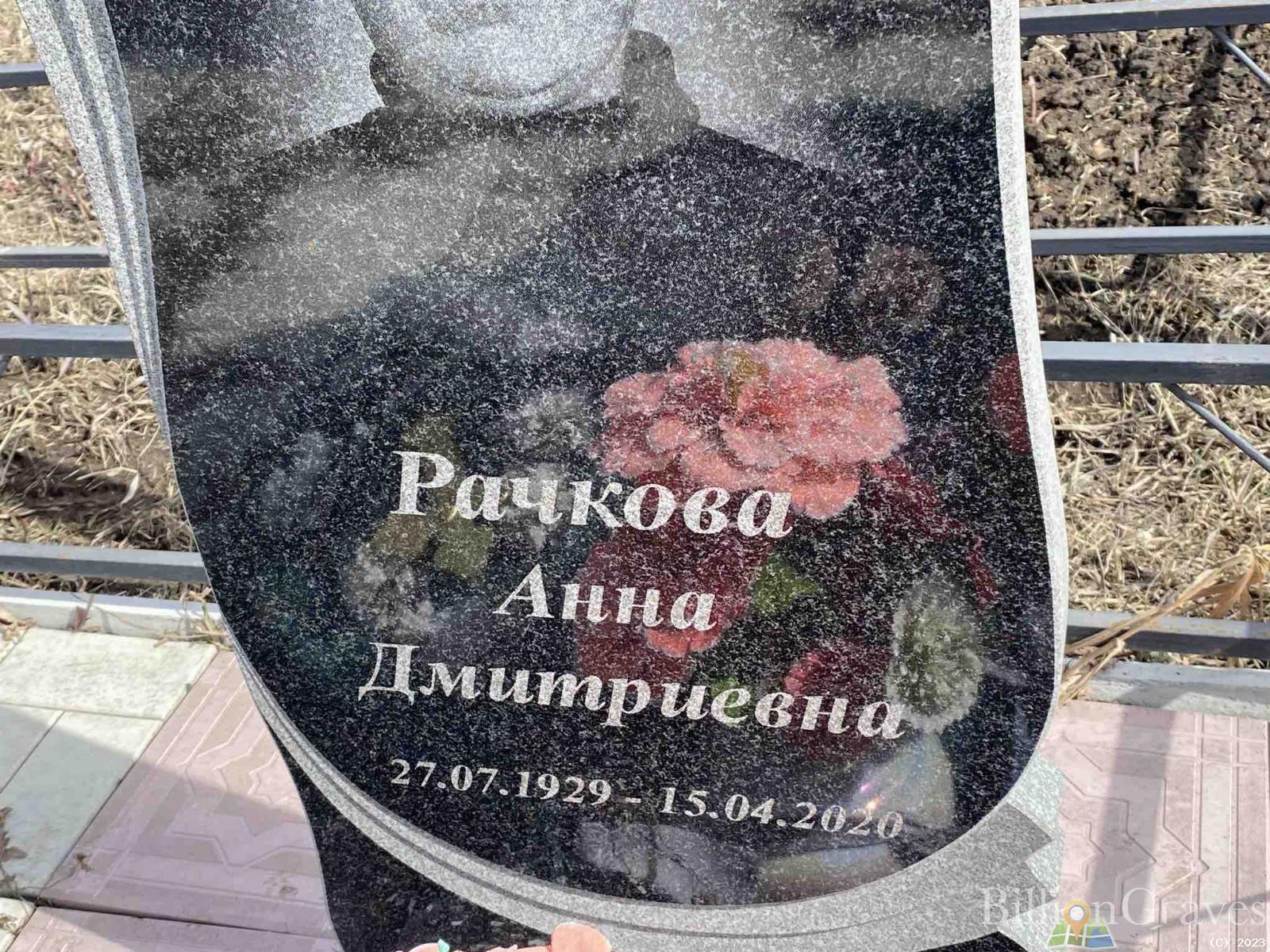 Рачкова Анна Дмитриевна