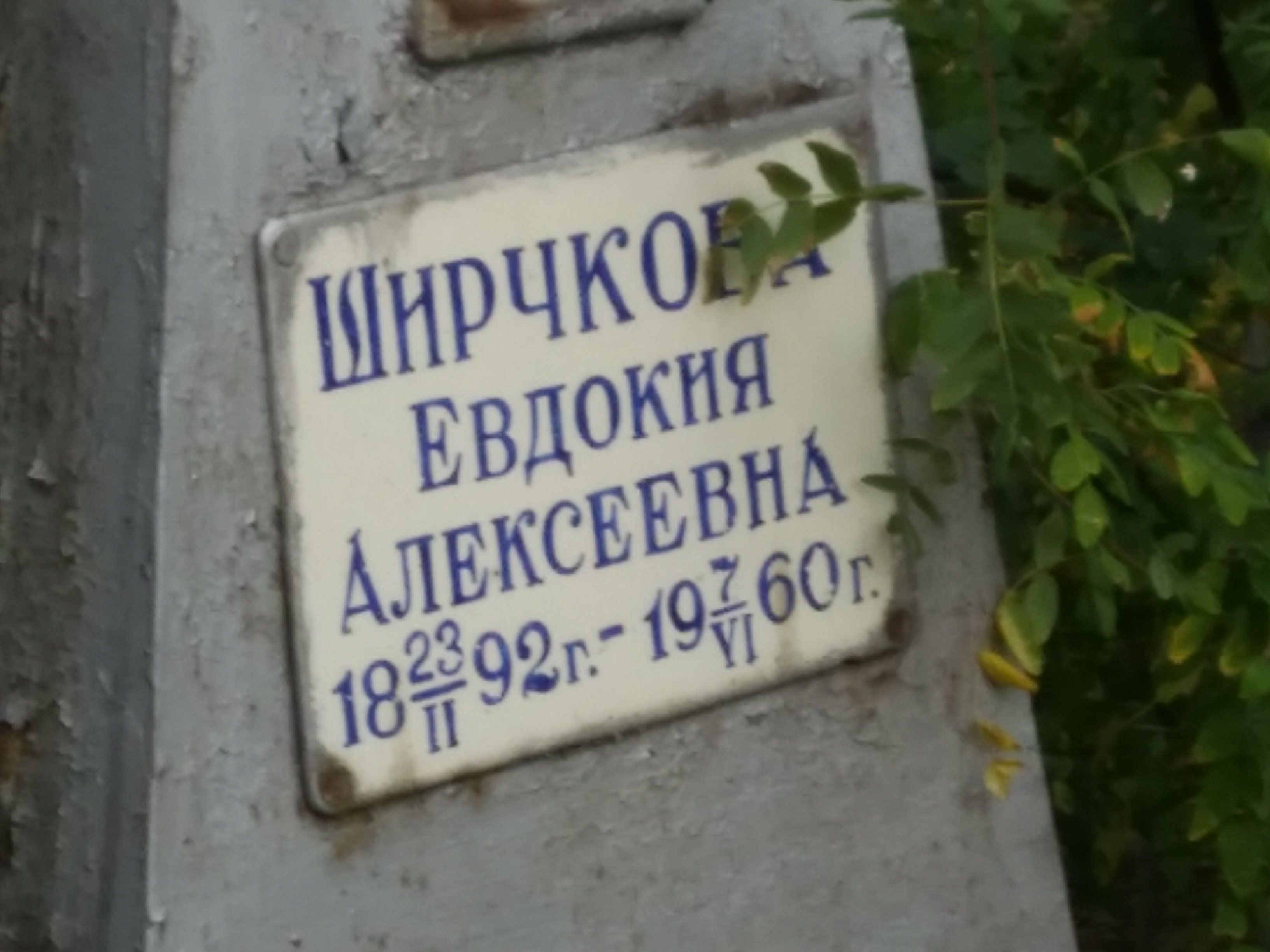 Ширчкова Евдокия Алексеевна