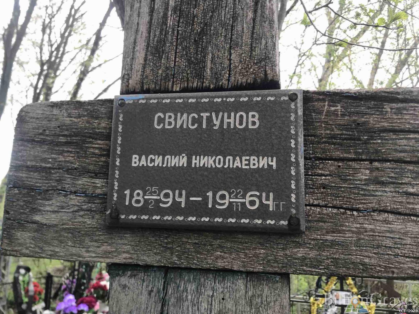 Свистунов Василий Николаевич