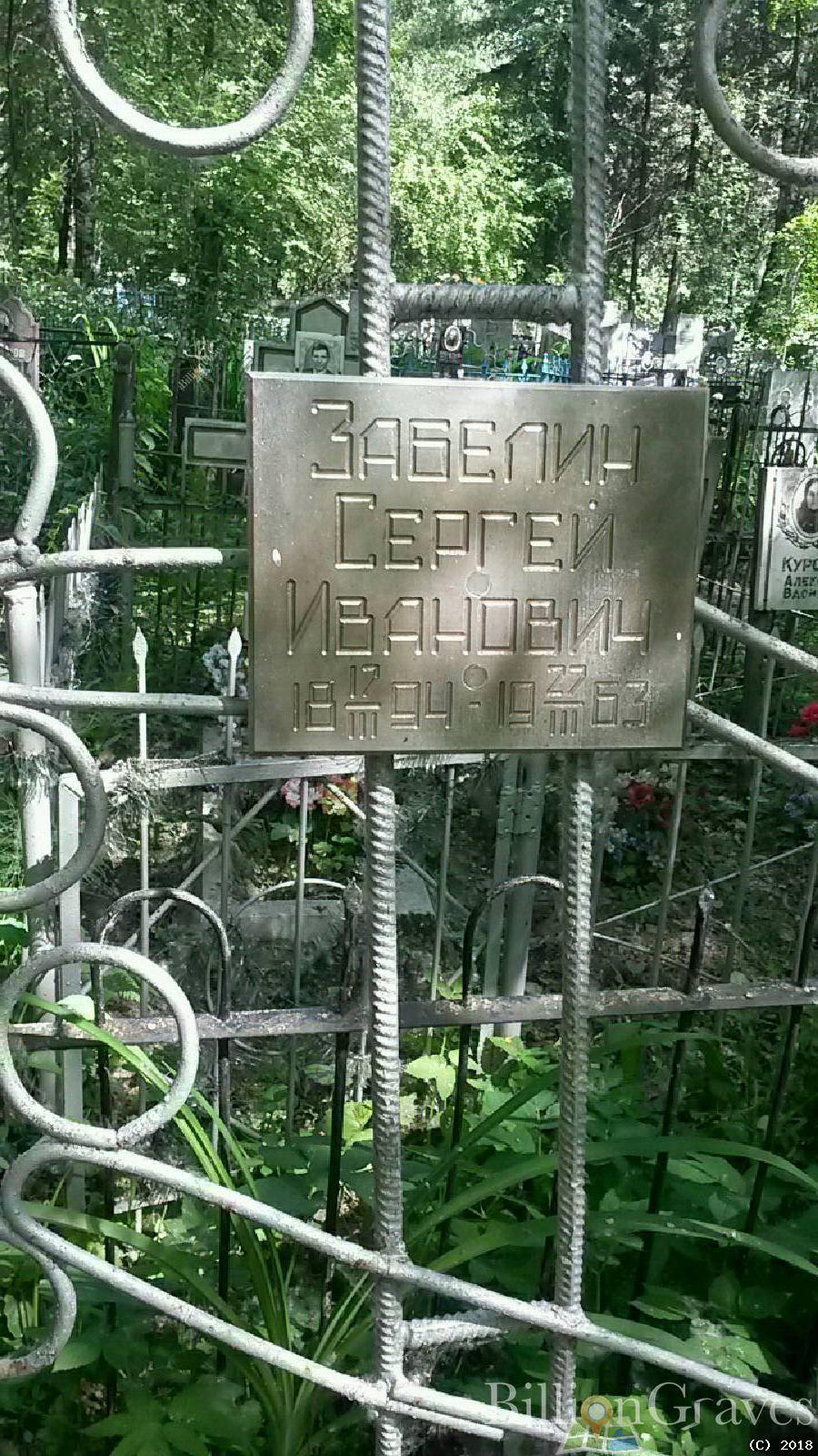 Забелин Сергей Иванович
