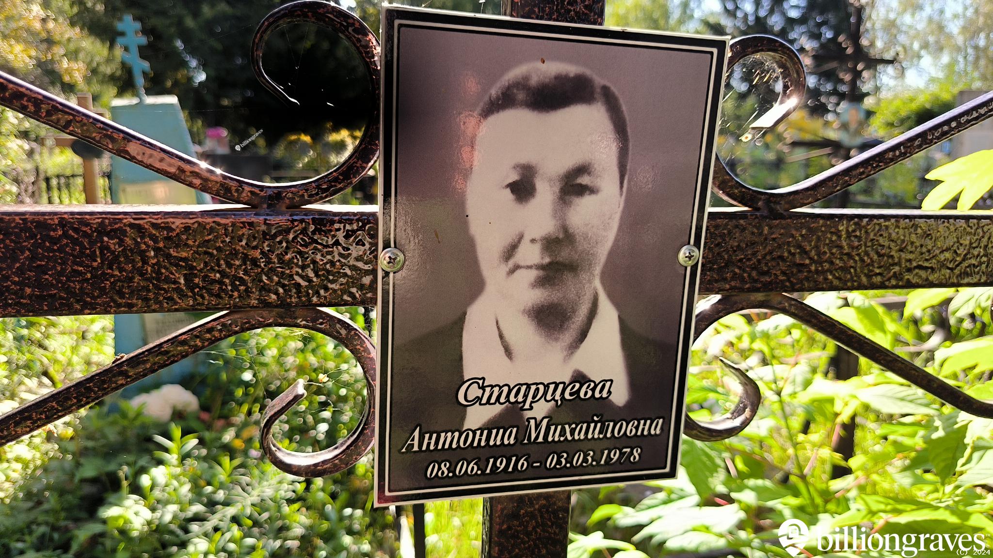 Старцева Антониа Михайловна
