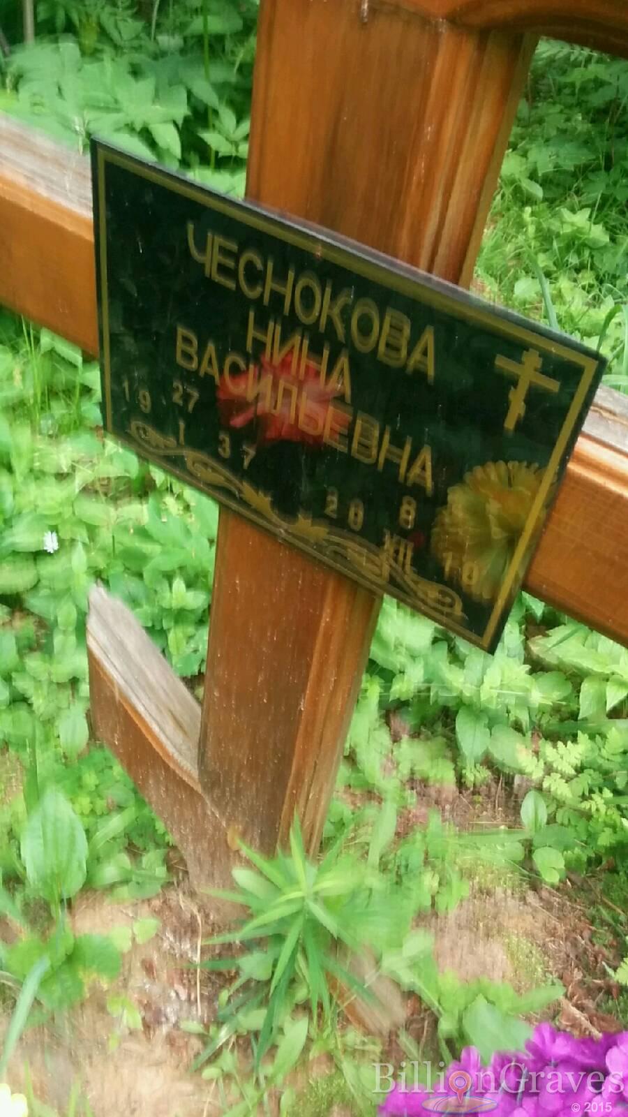 Чеснокова Нина Васильевна