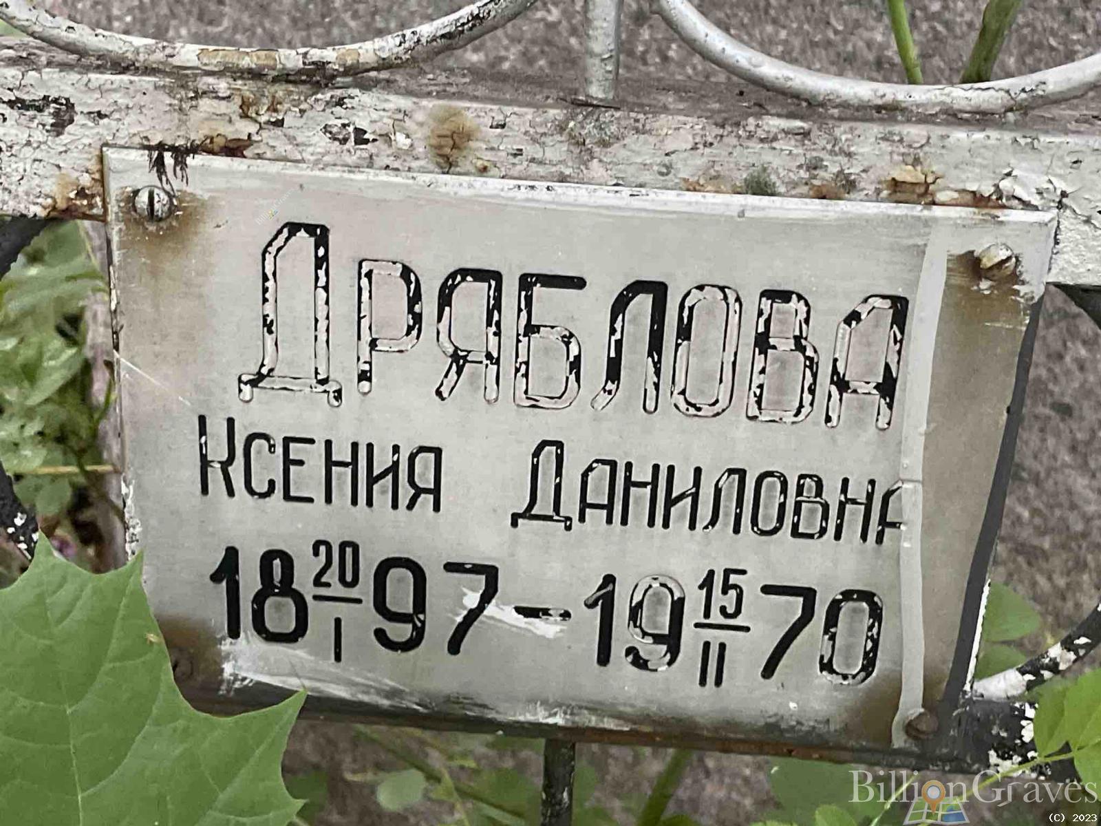 Дряблова Кира Викторовна