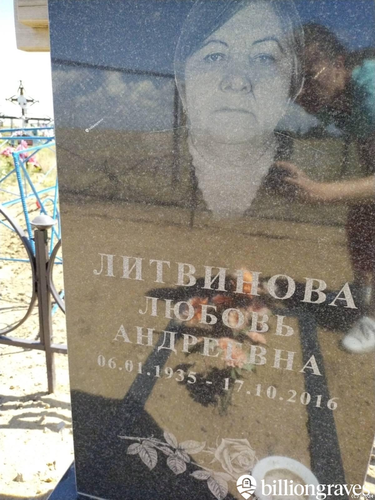 Литвинова Любовь Андреевна