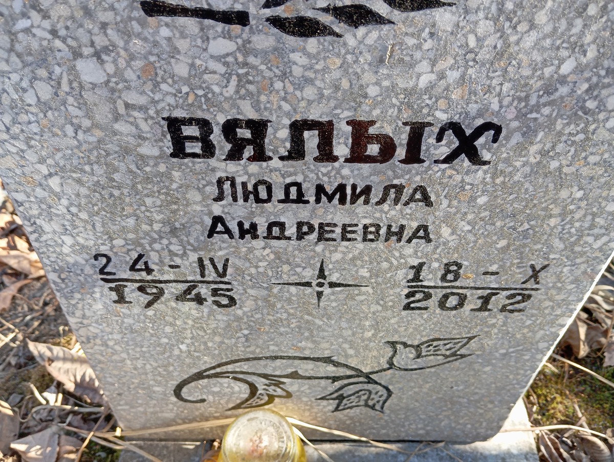 Вялых Людмила Андреевна
