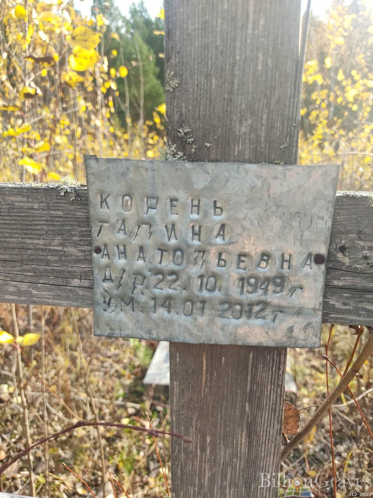 Корень Галина Анатольевна