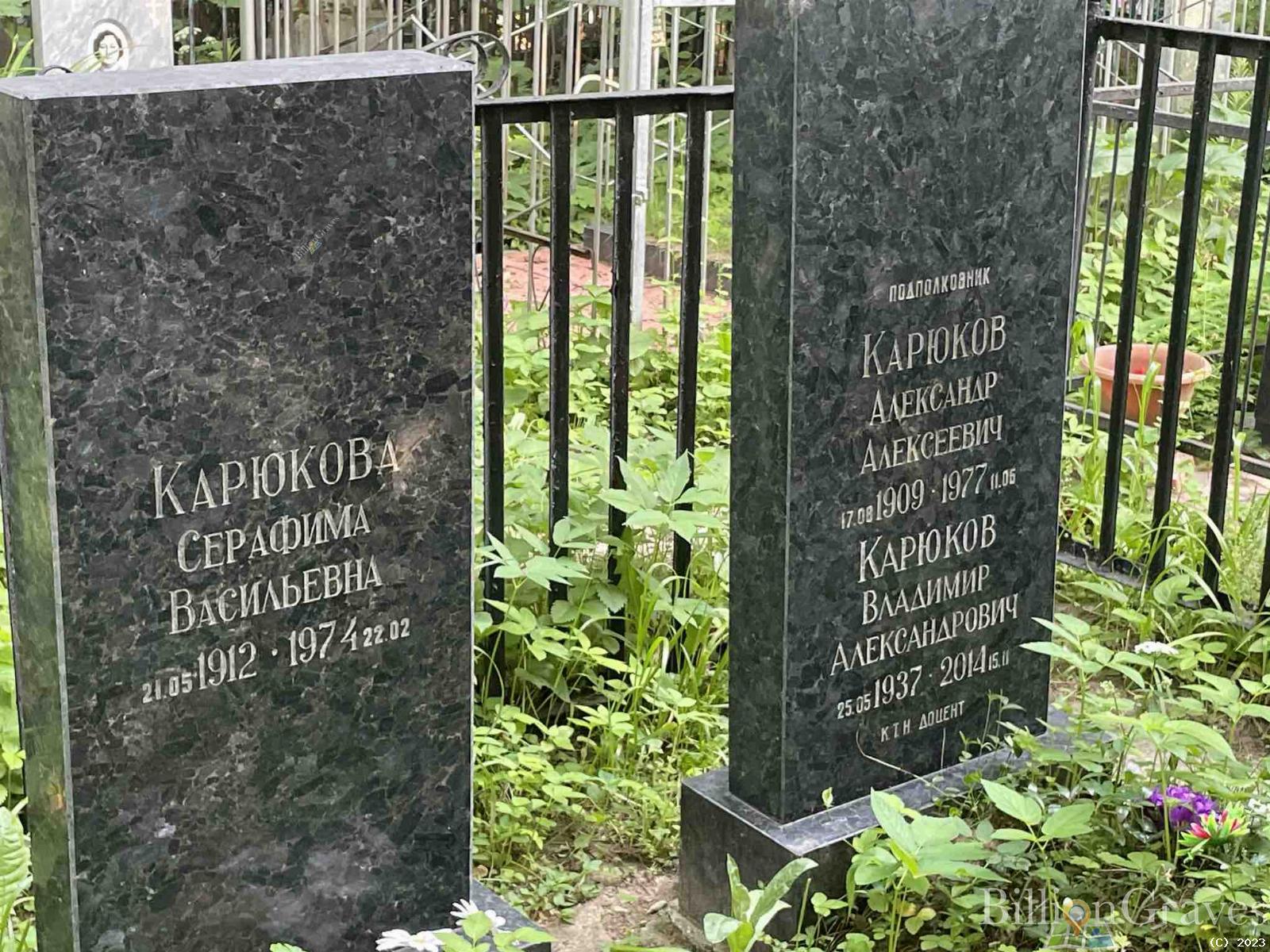 Карюкова Серафима Васильевна