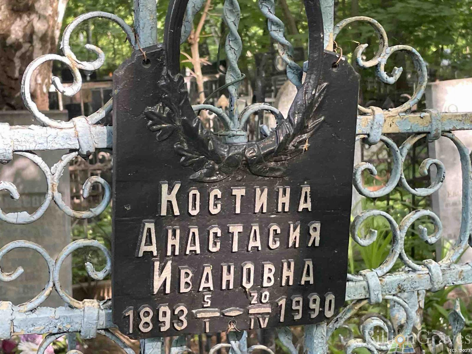 Костина Анастасия Ивановна