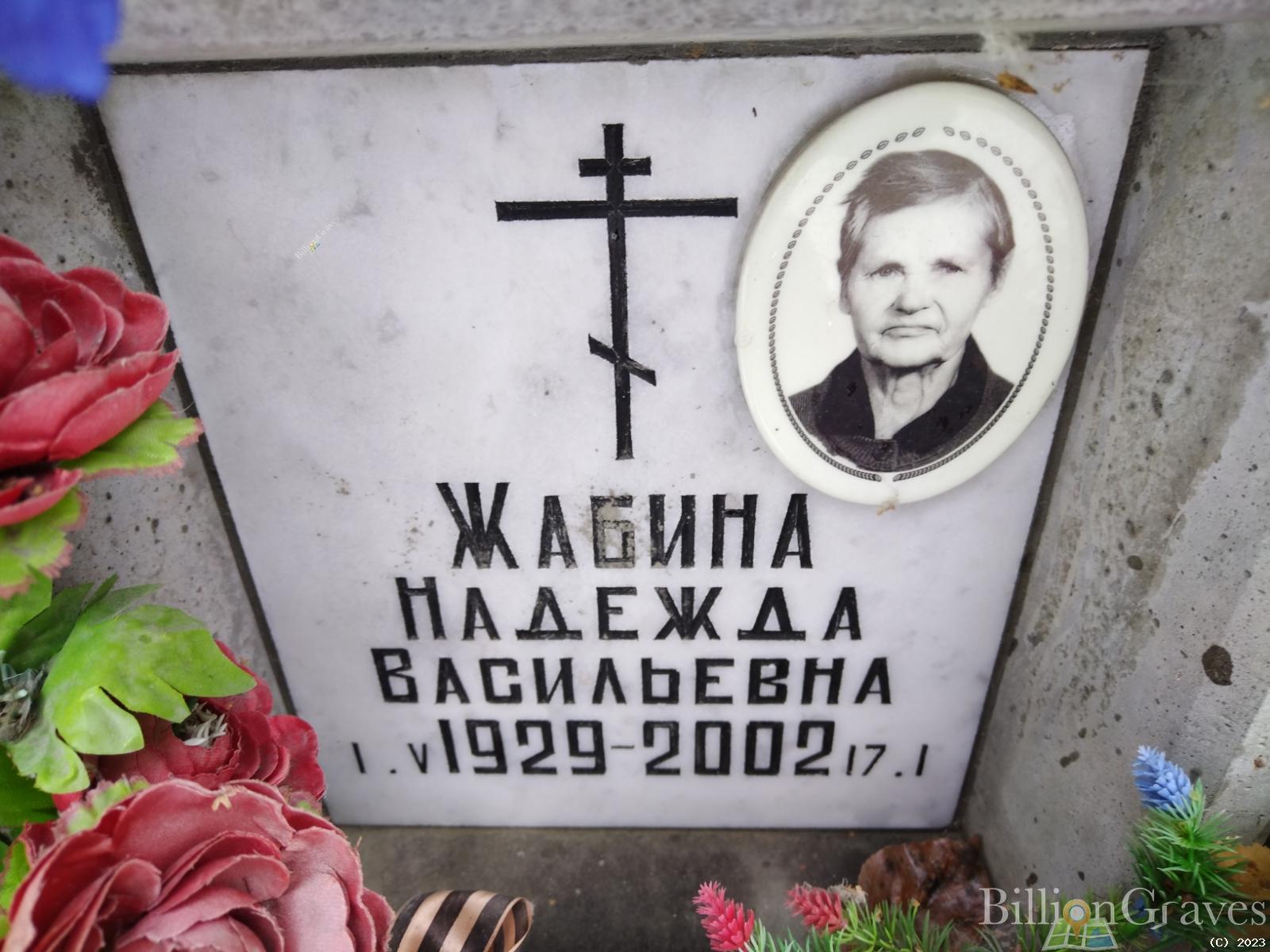 Жабина Надежда Васильевна