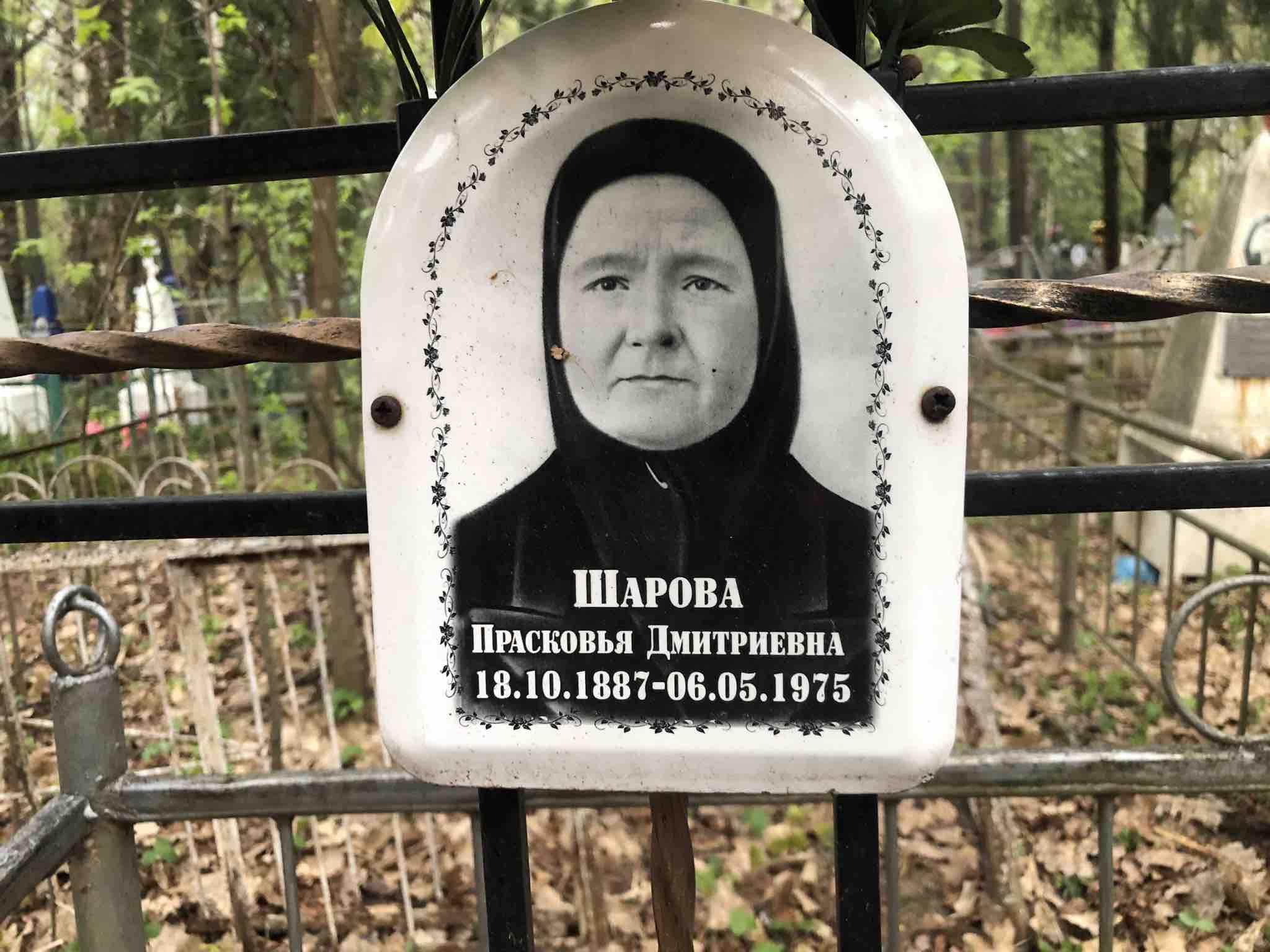 Шарова Прасковья Дмитриевна