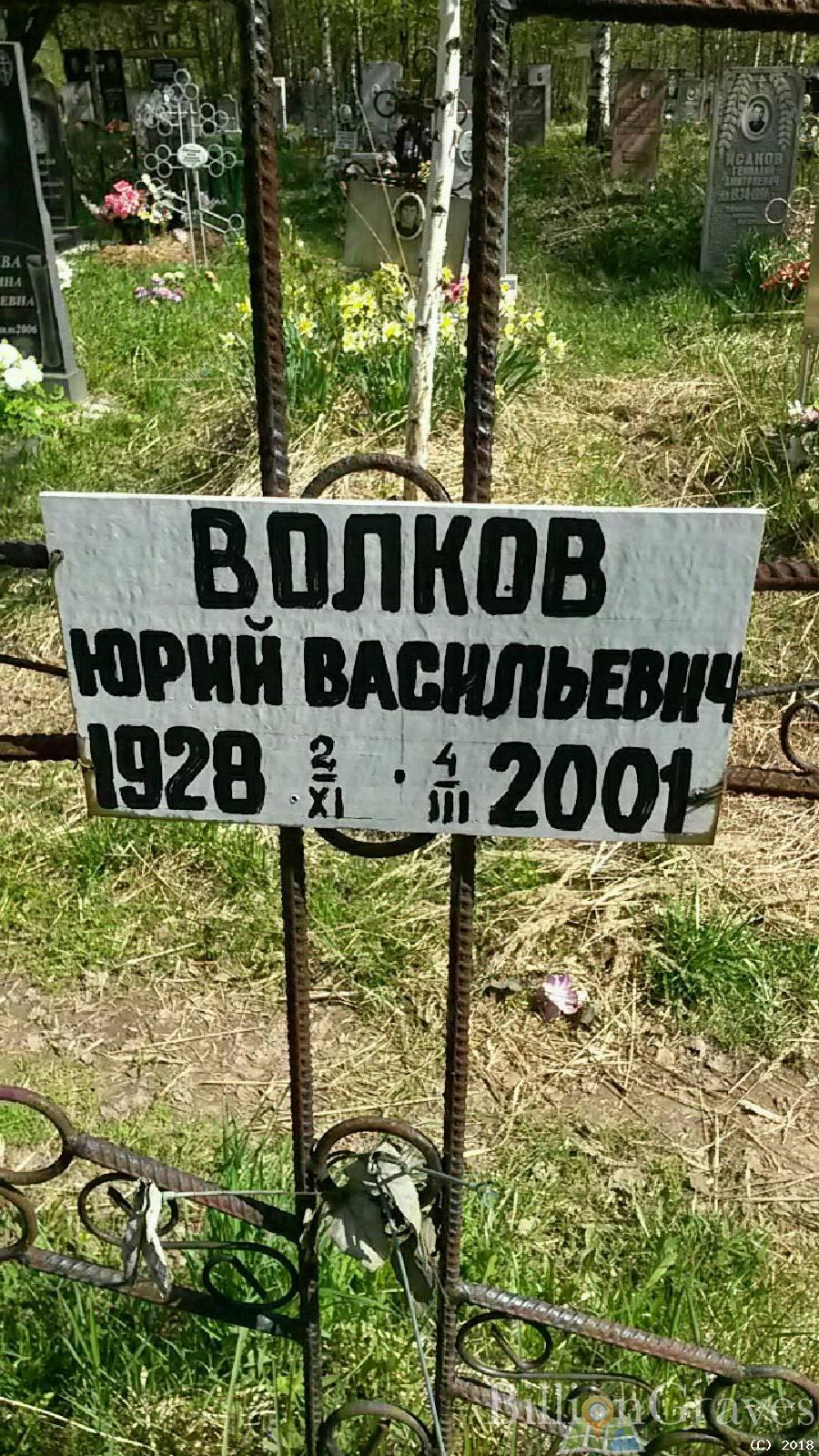 Волков Юрий Васильевич