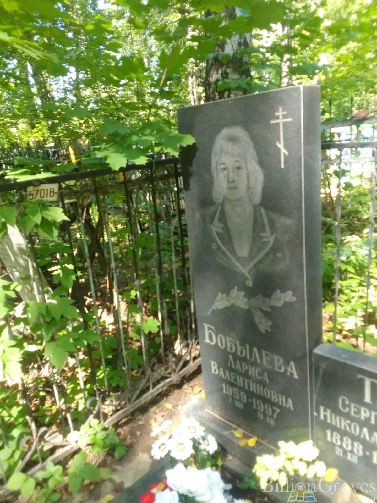 Бобылева Лариса Валентиновна
