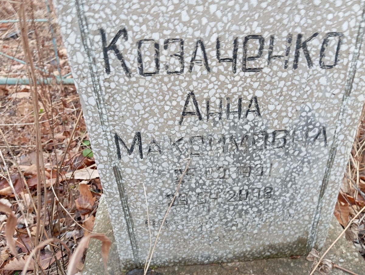 Козаченко Анна Максимовна