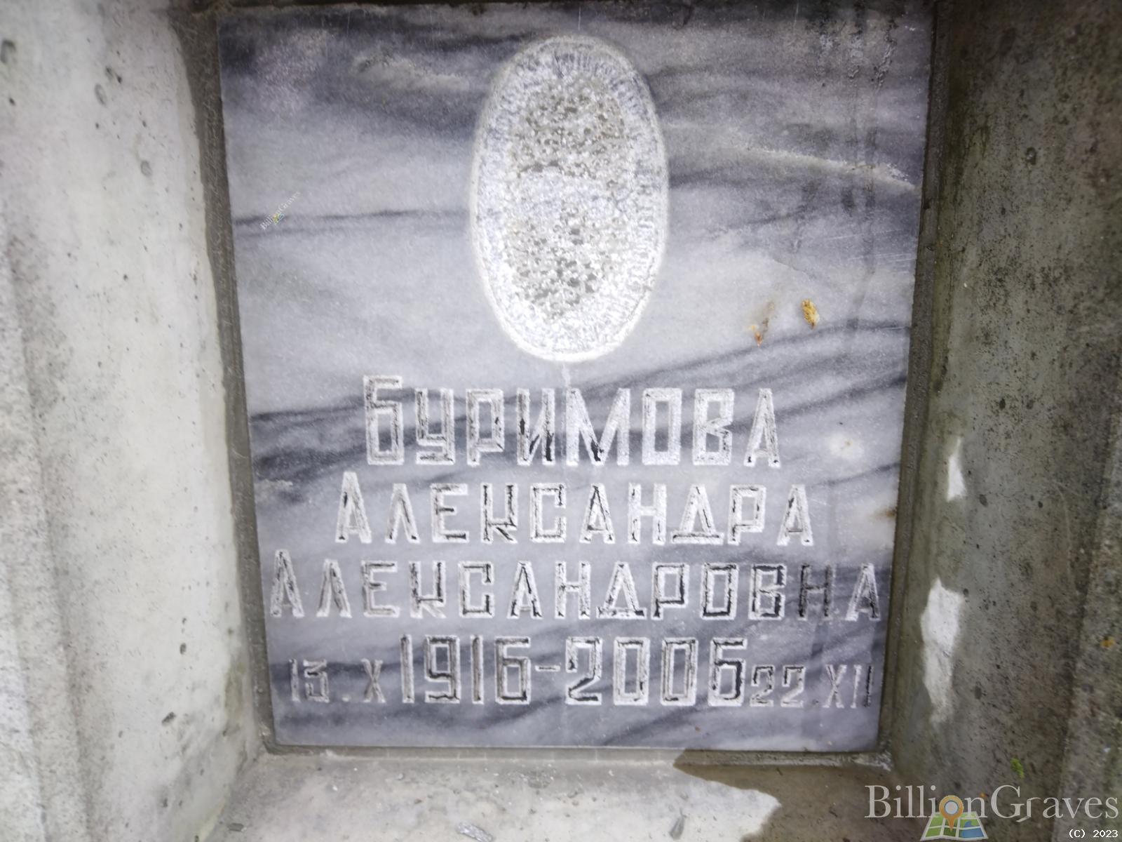 Буримова Александра Александровна