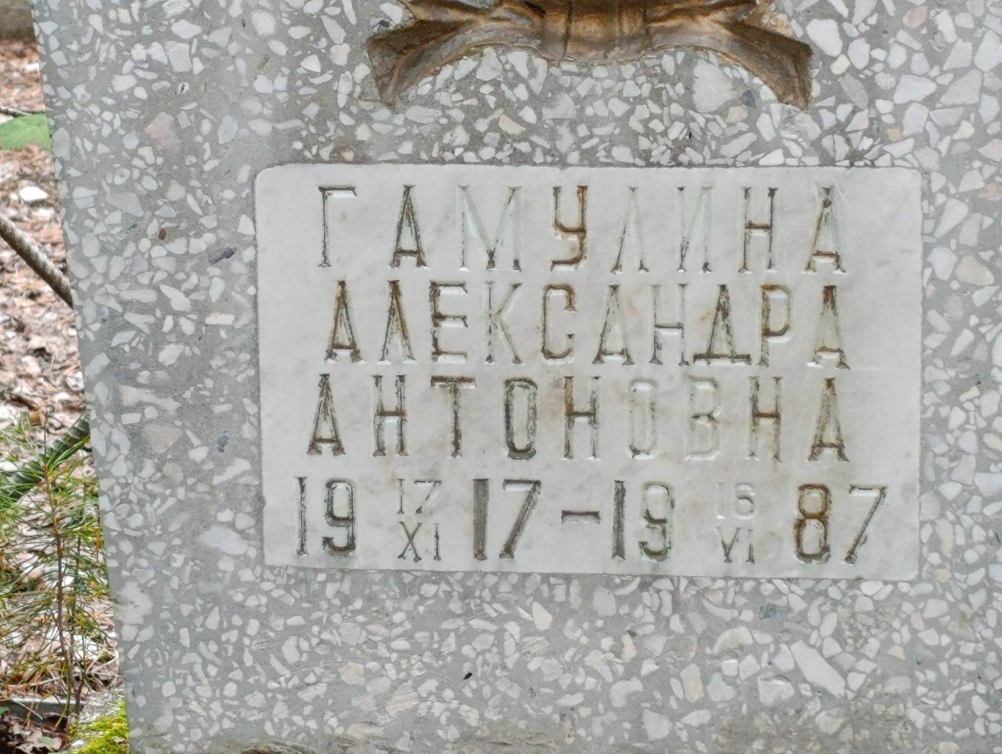 Гамулина Александра Антоновна