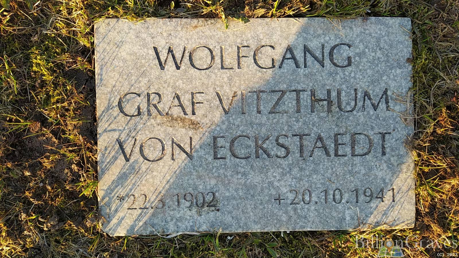 Graf Vitzthum Von Eckstaedt Wolfgang