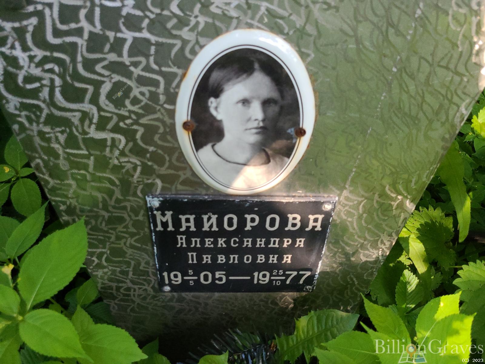 Майорова Александра Павловна