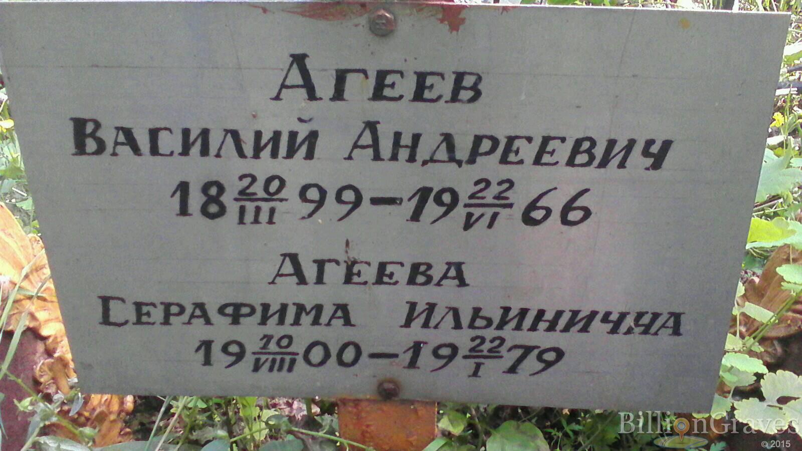 Агеев Василий Андреевич