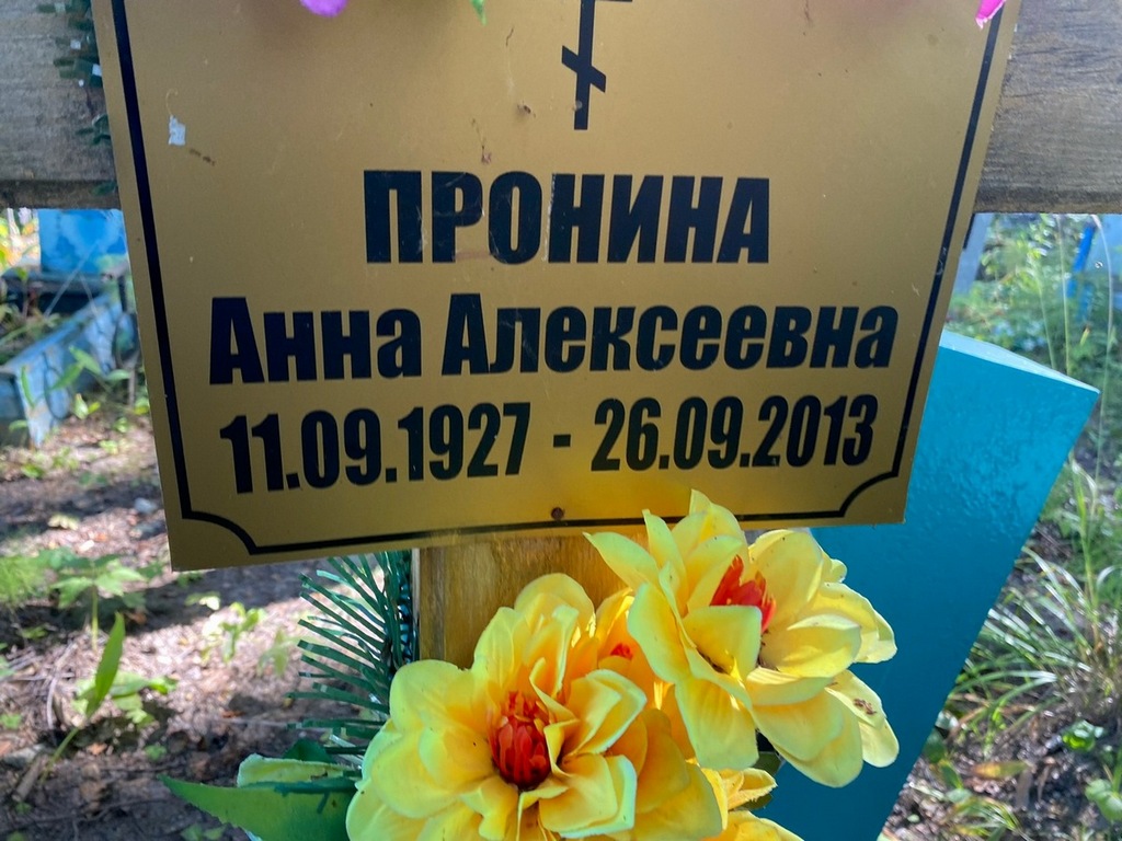 Пронина Анна Алексеевна