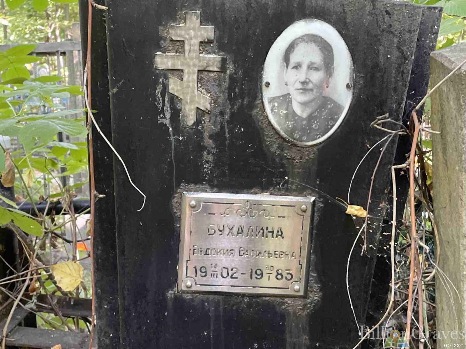 Бухалина Евдокия Васильевна