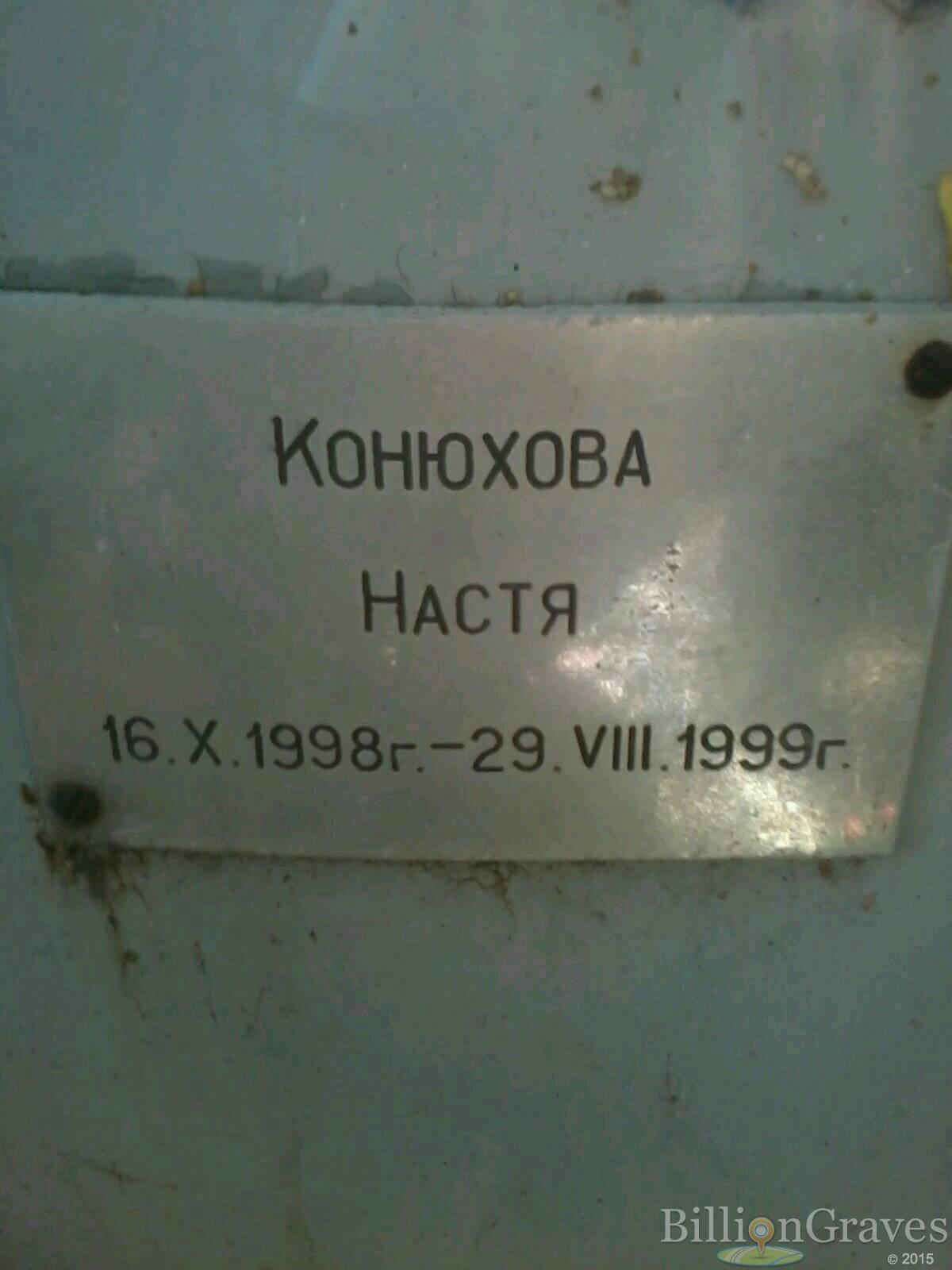 Конюхова Настя