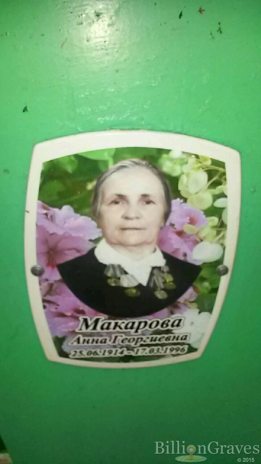 Макарова Анна Георгиевна