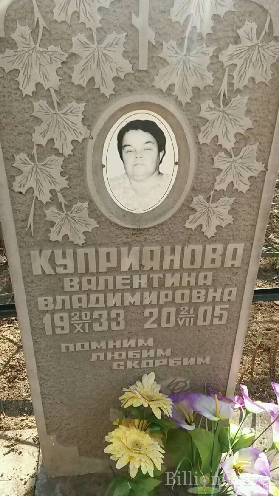 Куприянова Валентина Владимировна