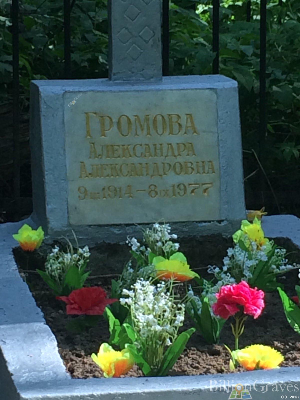 громова александра александровна