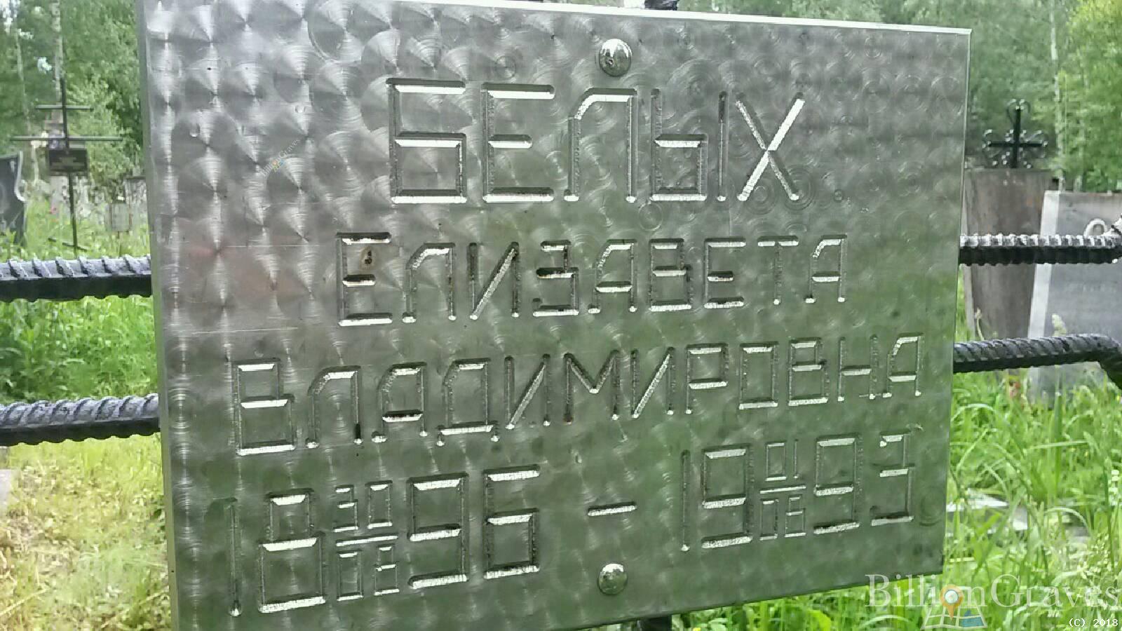 Белых Елизавета Владимировна