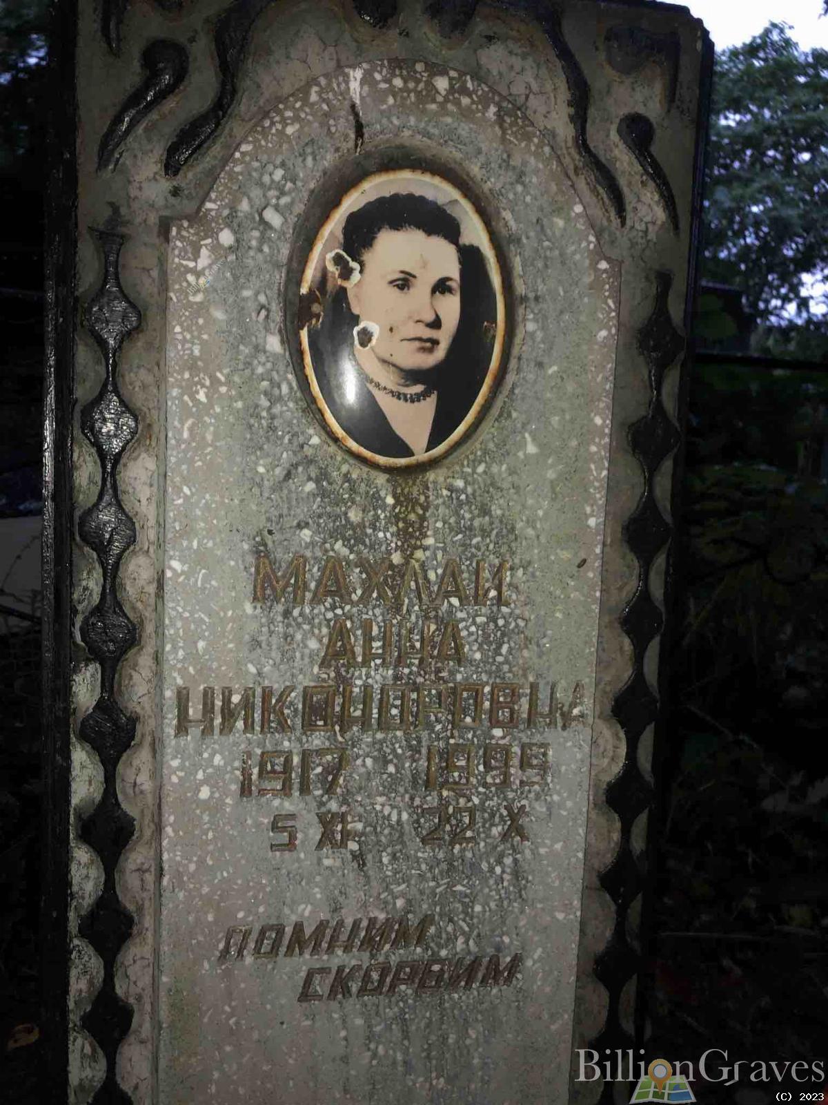 Махлай Анна Никоноровна