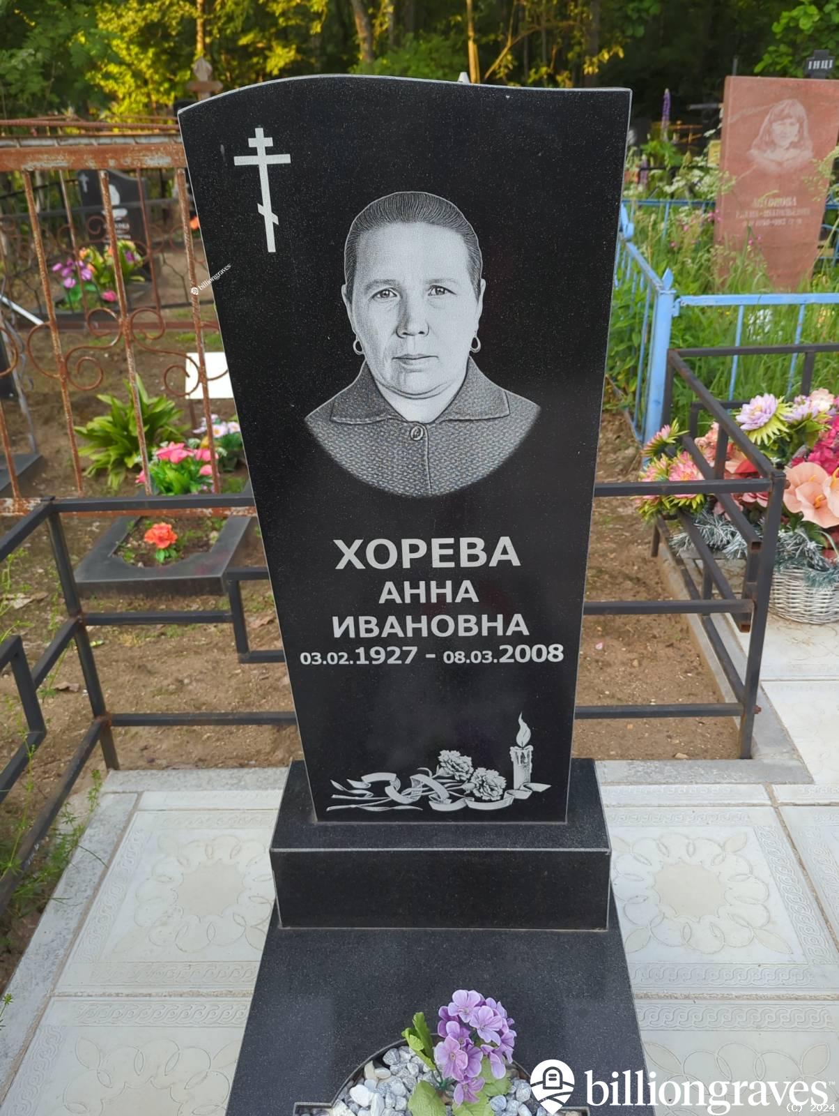 Хорева Анна Ивановна