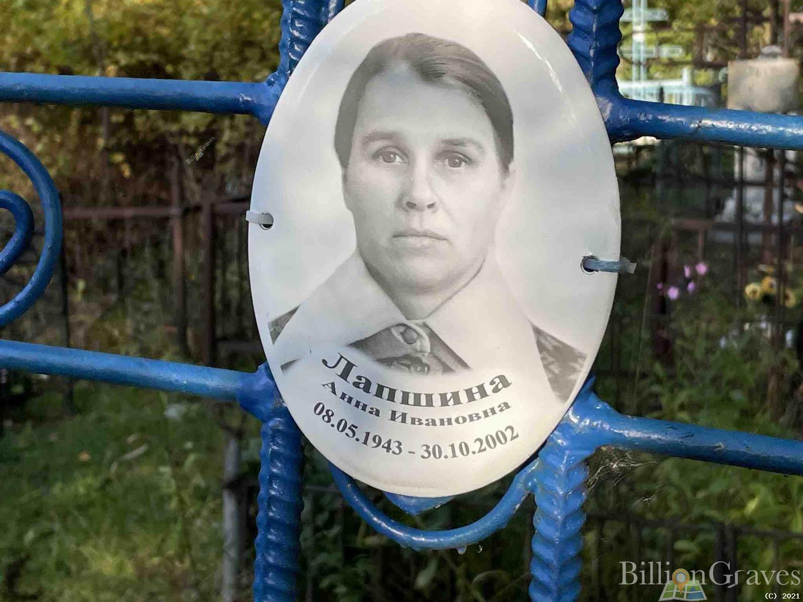 Лапшина Анна Ивановна
