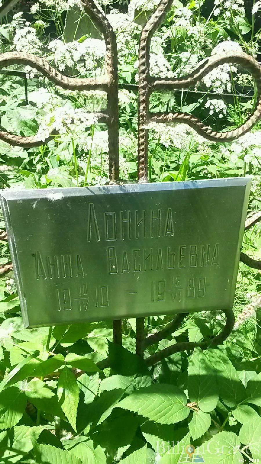 Лонина Анна Васильевна