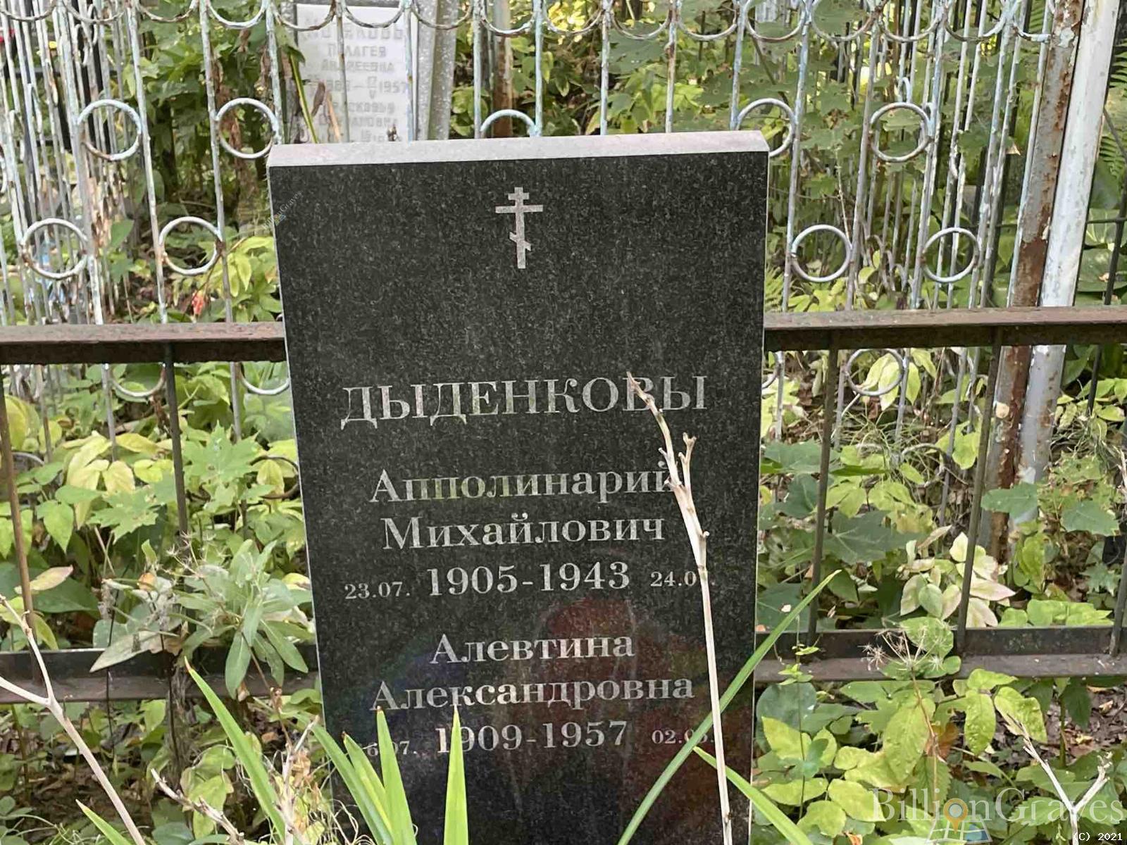 Дыденков Апполинарий Михайлович