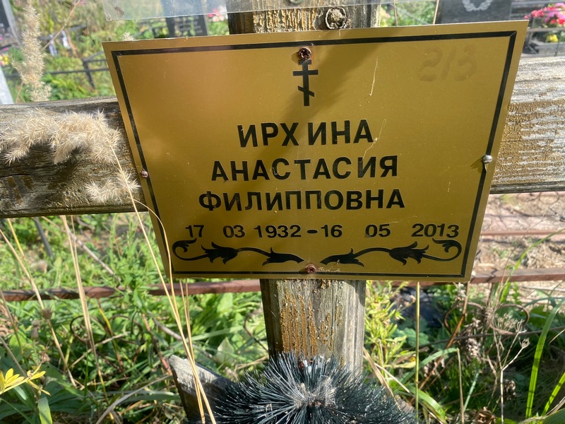Ирихина Анастасия Филипповна