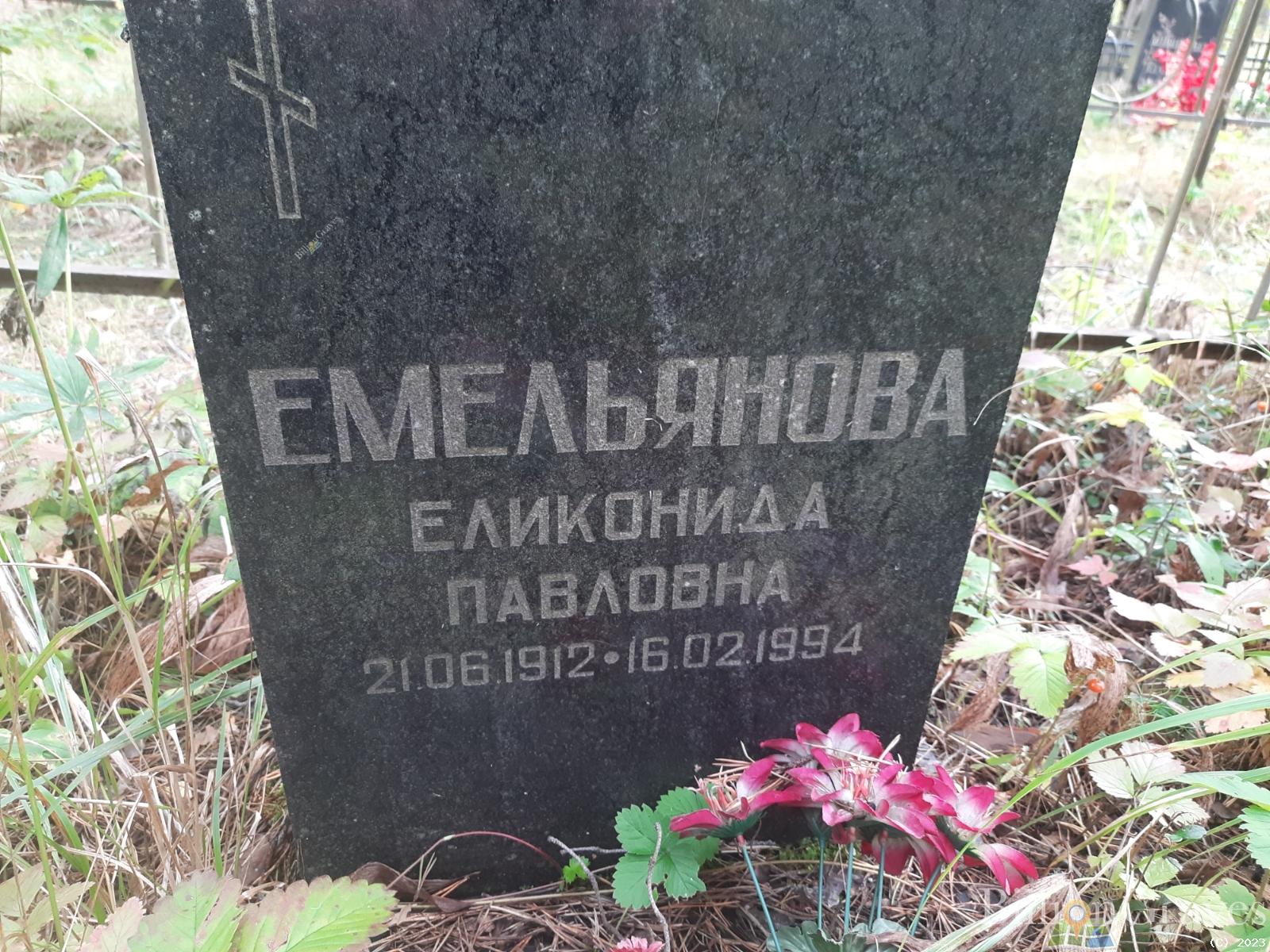 Емельянова Еликонида Павловна
