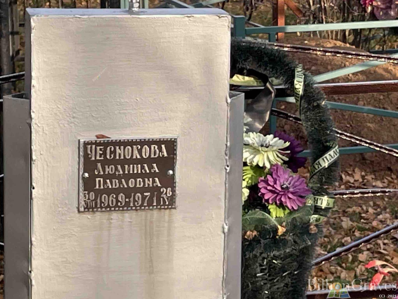 Чеснокова Людмила Павловна