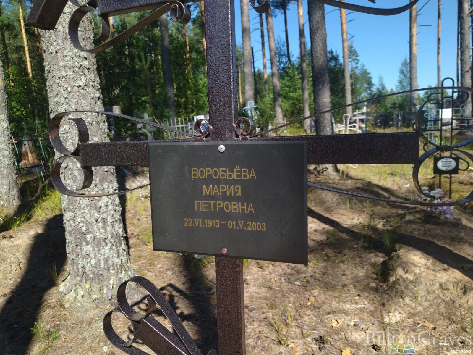 Воробьева Мария Петровна