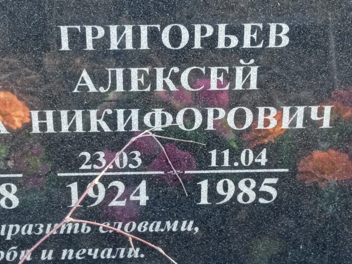 Григорьев Алексей Никифорович